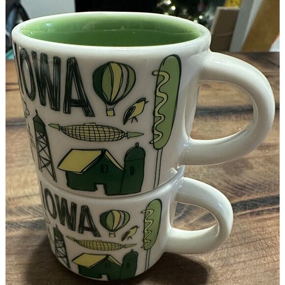 Starbucks Iowa 2oz "Been there Series" Across the Globe mug Collection 2 avail - Picture 9 of 9